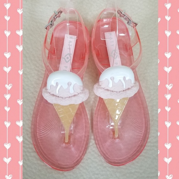 katy perry sundae flat jelly sandals